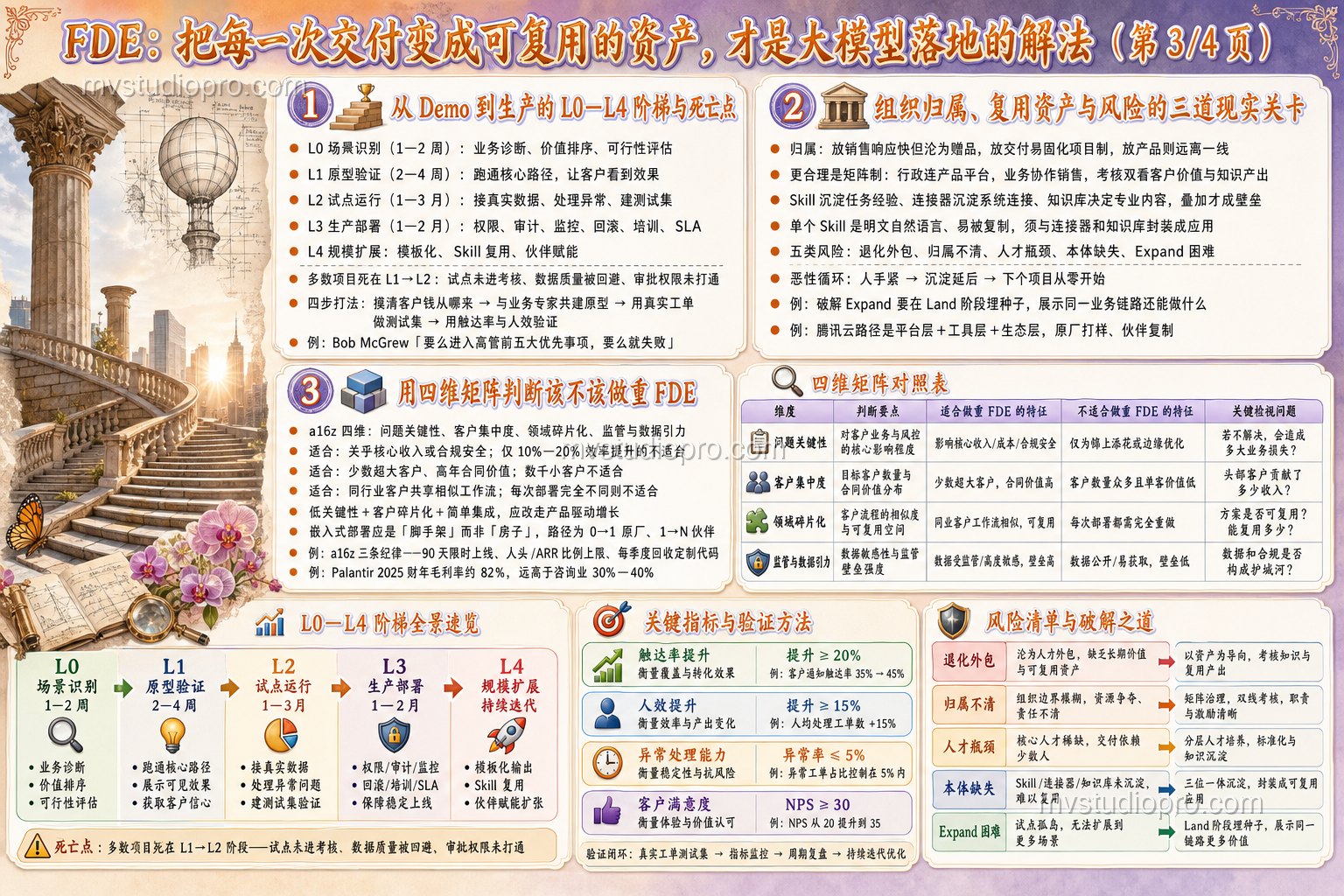 Claude 版第 3 页：L0—L4 阶梯与四维矩阵